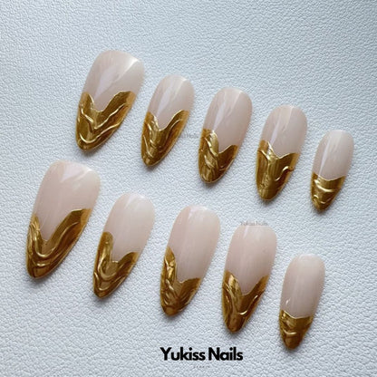 Elegant Nude Aura Nude Chrome