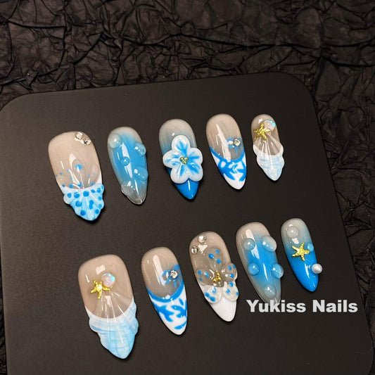 Ocean - Breeze 3D Nail Set