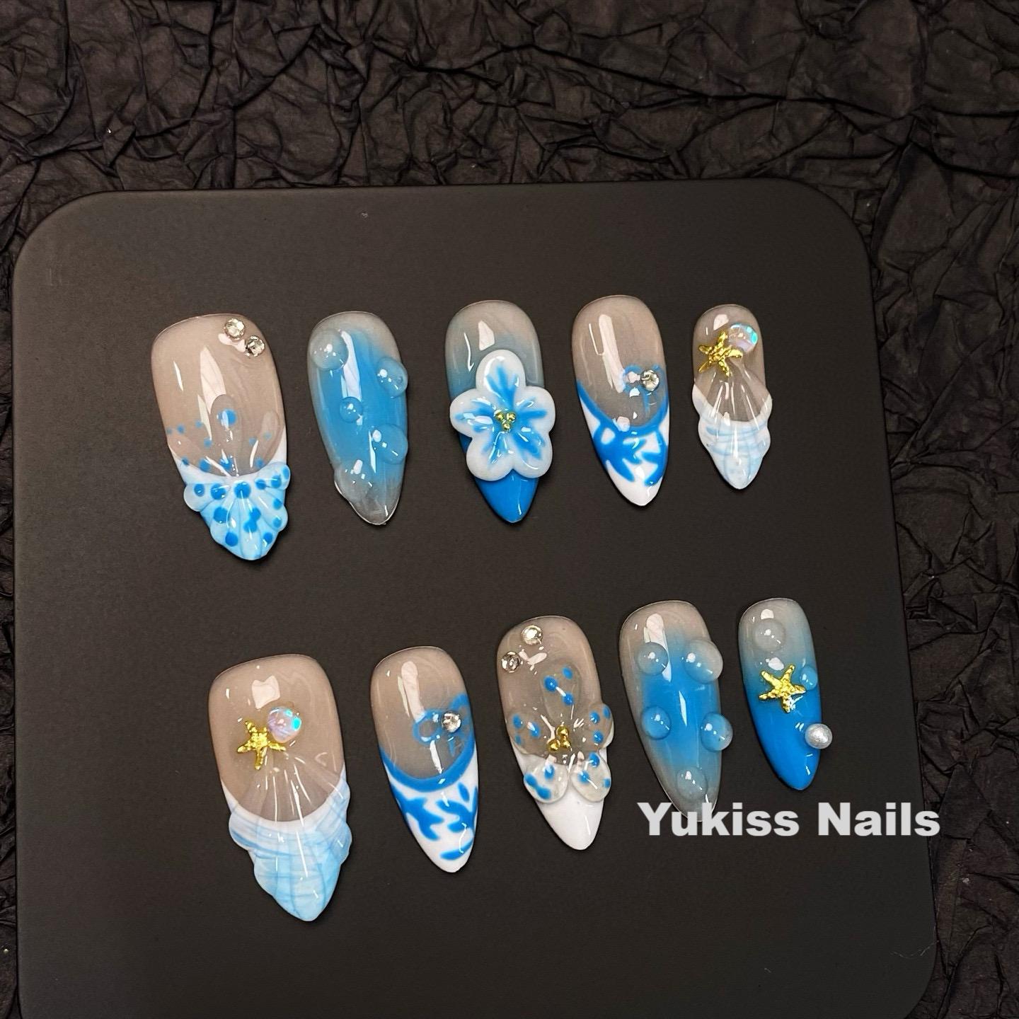 Ocean - Breeze 3D Nail Set