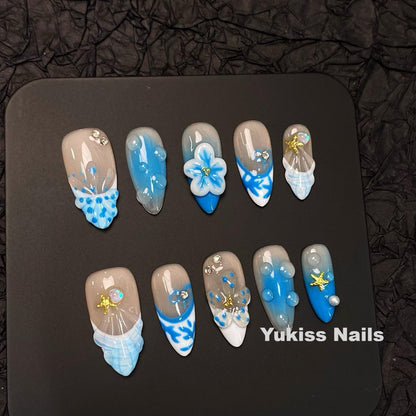 Ocean - Breeze 3D Nail Set
