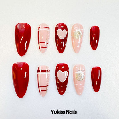 Blossom Cherry Delight Custom Nail Stickers