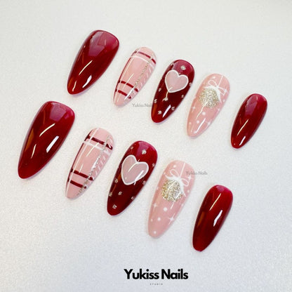Blossom Cherry Delight Custom Nail Stickers